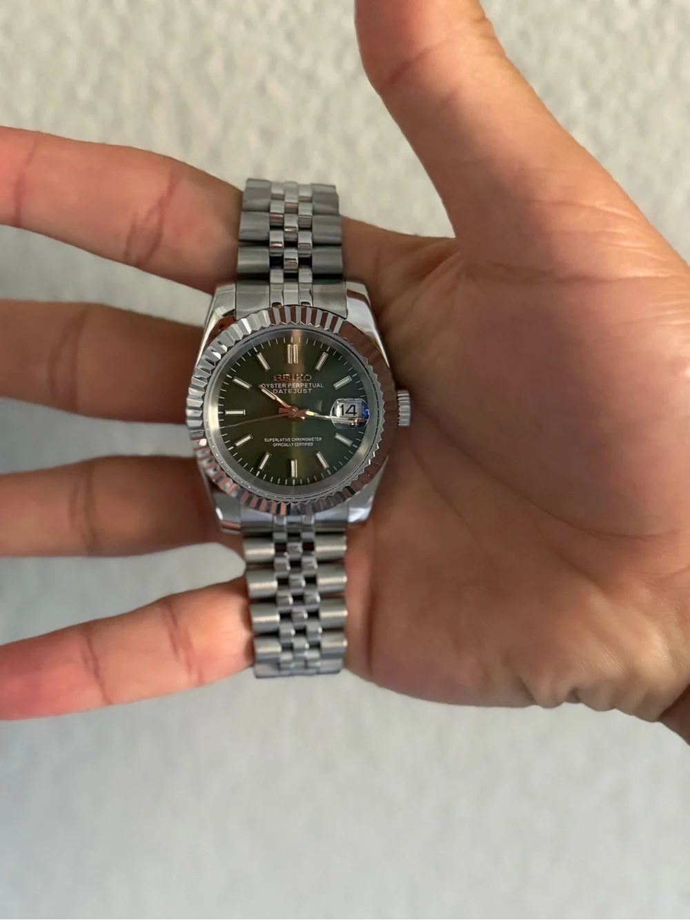 Seiko Mod: Olive Datejust